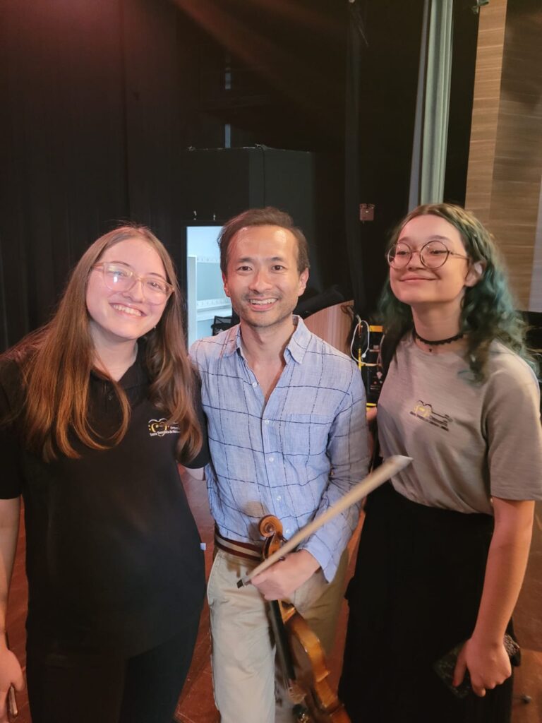 Masterclass com o violinista Yuuki Wong, da Morphing Chamber Orchestra